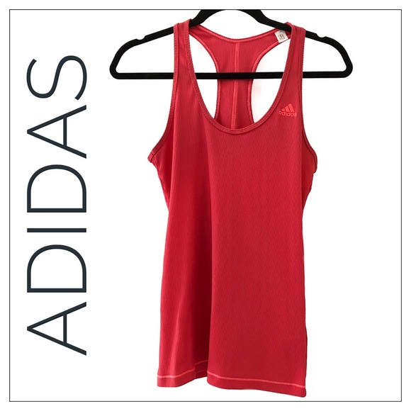 adidas Tops - New Adidas Coral Ribbed RacerBack Tank Top